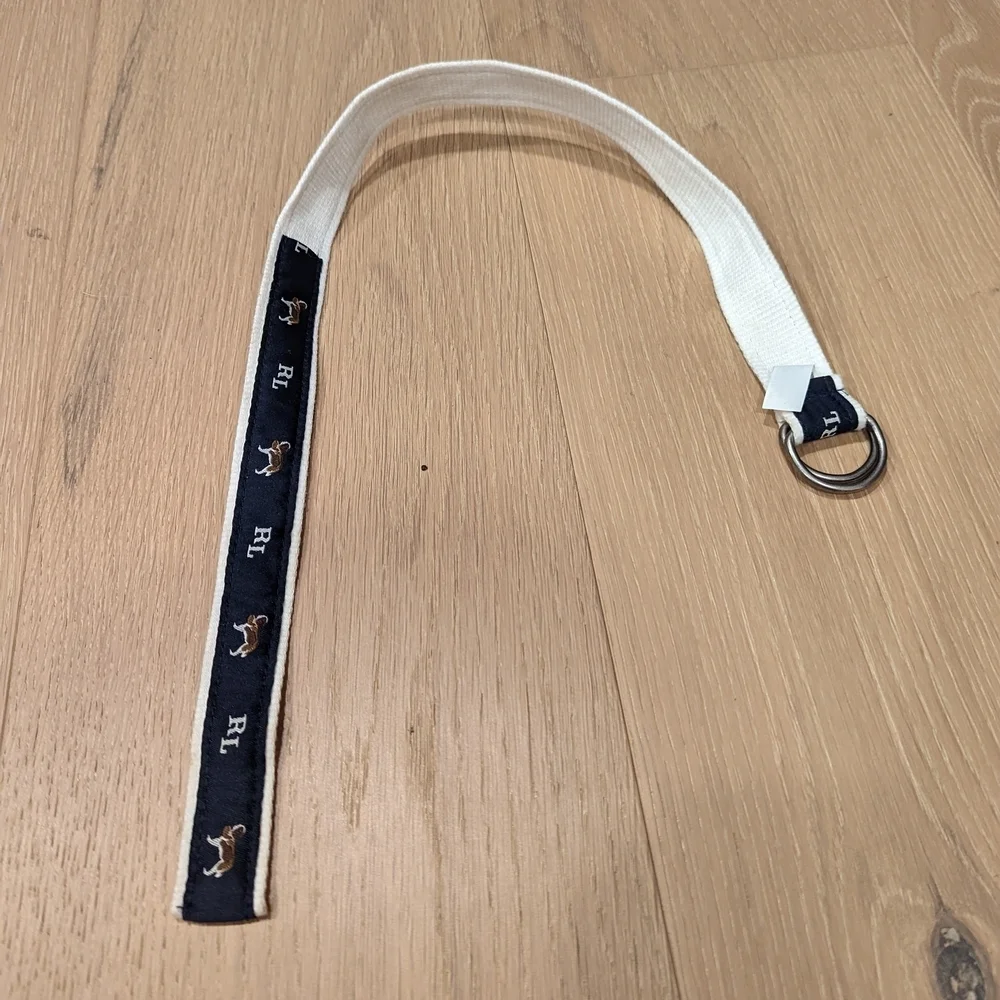 Navy Blue RL Dog Belt for a Baby